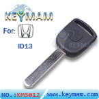 Honda ID13 Transponder Key(without Logo)